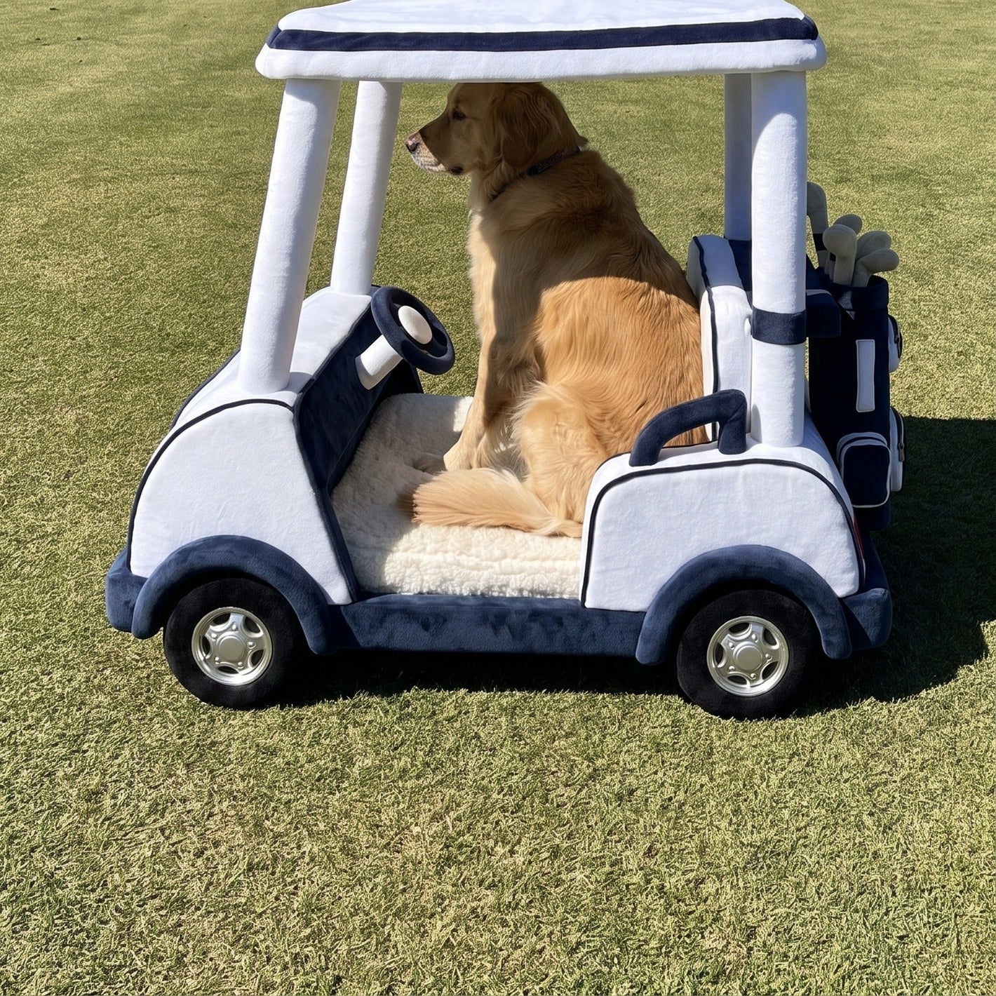 Fairway Paws bed on the course